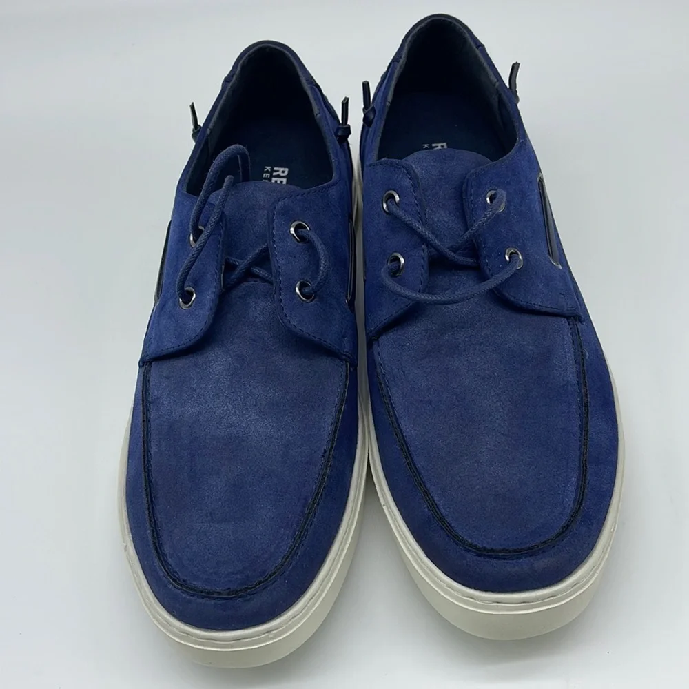 Kenneth Cole REACTION Men's Indy Boat Shoe, Navy,